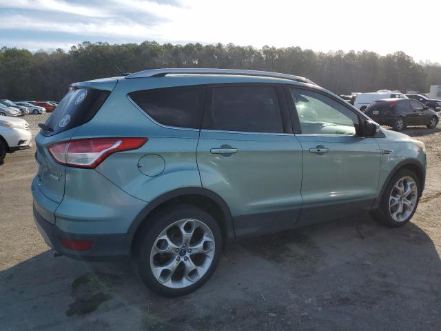 1FMCU0J94DUB06430 - 2013 FORD ESCAPE TITANIUM TURQUOISE photo 3