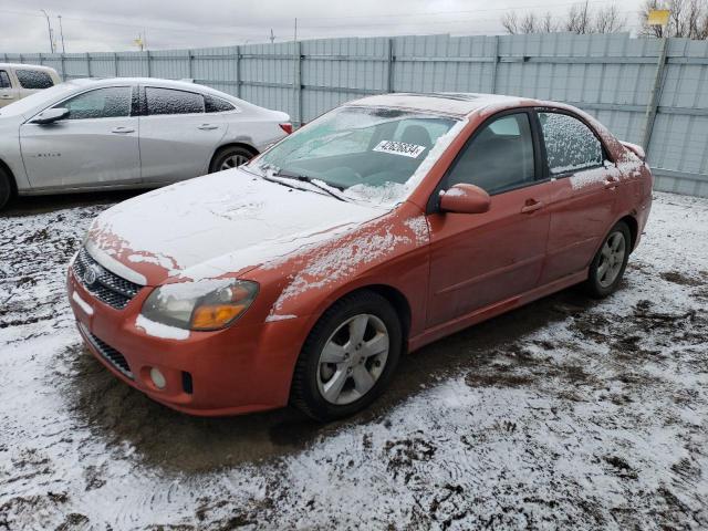 KNAFE121285019586 - 2008 KIA SPECTRA EX ORANGE photo 1