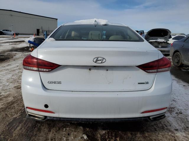 KMHGN4JE1FU035094 - 2015 HYUNDAI GENESIS 3.8L WHITE photo 6