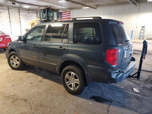 2HKYF18524H505960 - 2004 HONDA PILOT EXL GRAY photo 2