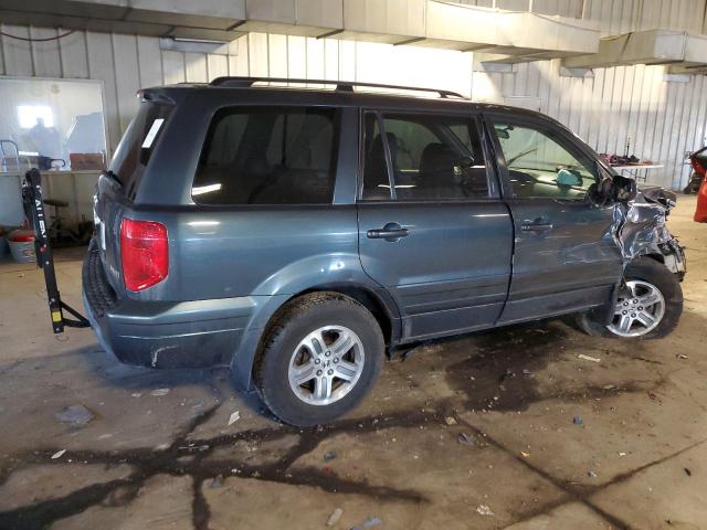 2HKYF18524H505960 - 2004 HONDA PILOT EXL GRAY photo 3