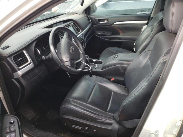 5TDKKRFH3FS108980 - 2015 TOYOTA HIGHLANDER XLE WHITE photo 7