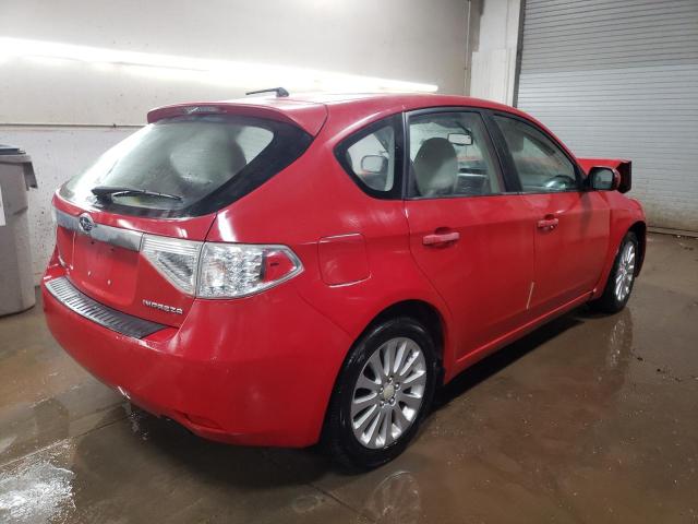 JF1GH61618H812097 - 2008 SUBARU IMPREZA 2.5I RED photo 3