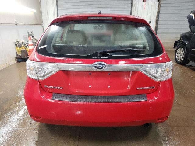 JF1GH61618H812097 - 2008 SUBARU IMPREZA 2.5I RED photo 6