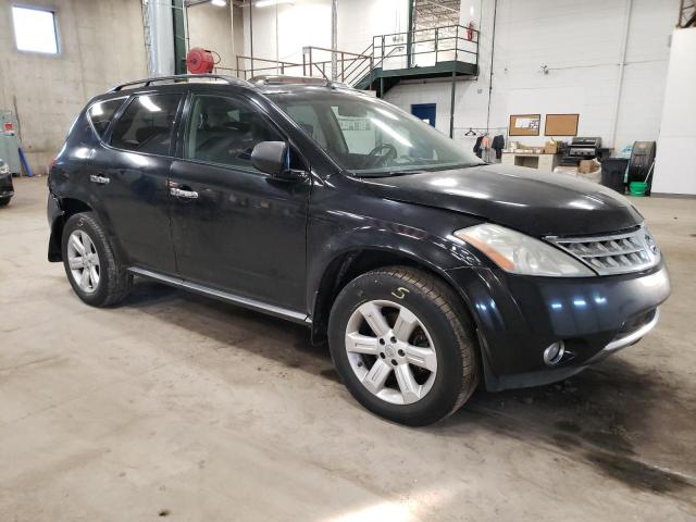 JN8AZ08WX7W652073 - 2007 NISSAN MURANO SL BLACK photo 4