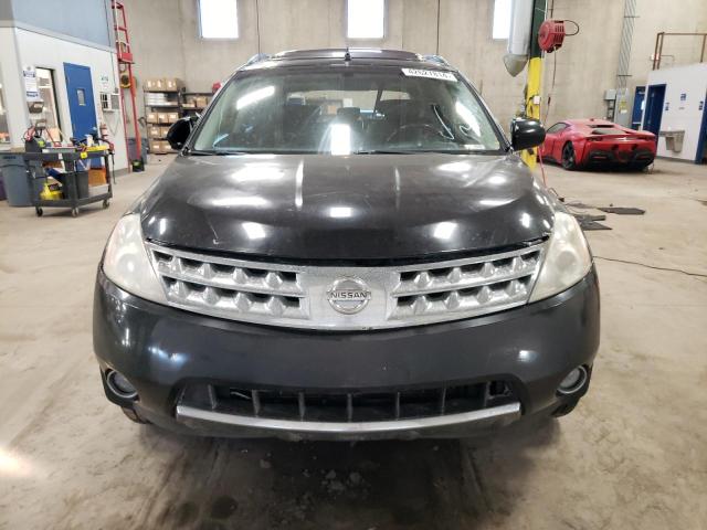 JN8AZ08WX7W652073 - 2007 NISSAN MURANO SL BLACK photo 5