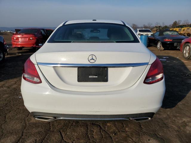 55SWF4KB3GU101025 - 2016 MERCEDES-BENZ C 300 4MATIC WHITE photo 6