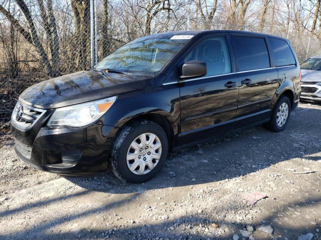 2C4RVAAG7ER144751 - 2014 VOLKSWAGEN ROUTAN S BLACK photo 1