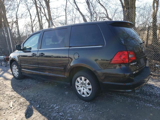 2C4RVAAG7ER144751 - 2014 VOLKSWAGEN ROUTAN S BLACK photo 2