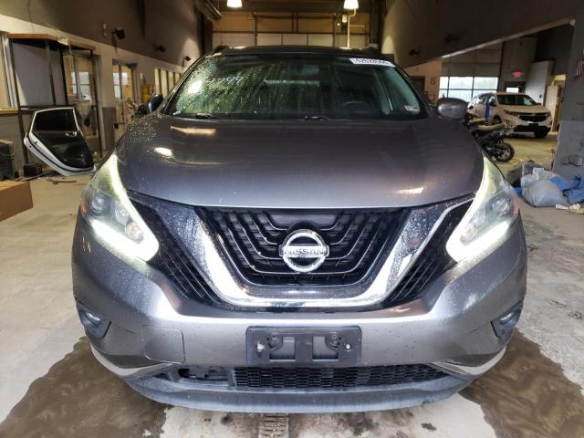 5N1AZ2MG3JN138578 - 2018 NISSAN MURANO S GRAY photo 5