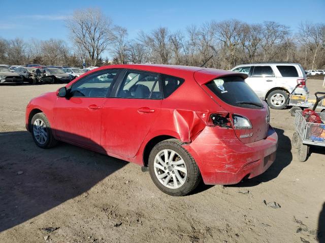 JM1BL1L7XD1806510 - 2013 MAZDA 3 I RED photo 2