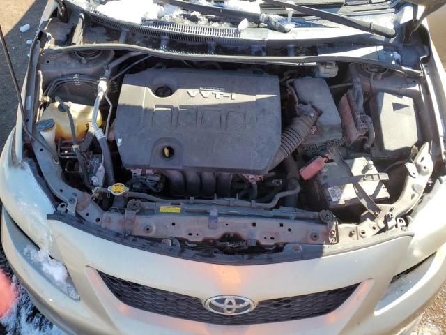 1NXBU4EE0AZ339128 - 2010 TOYOTA COROLLA BASE GOLD photo 11