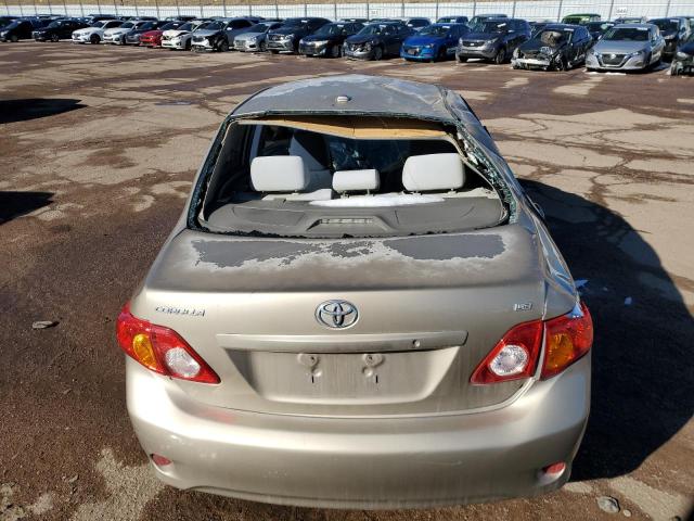 1NXBU4EE0AZ339128 - 2010 TOYOTA COROLLA BASE GOLD photo 6