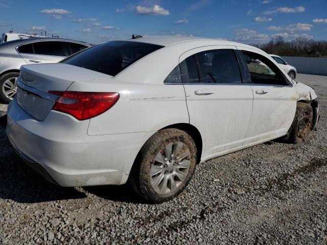 1C3CCBAB0EN141097 - 2014 CHRYSLER 200 LX WHITE photo 3