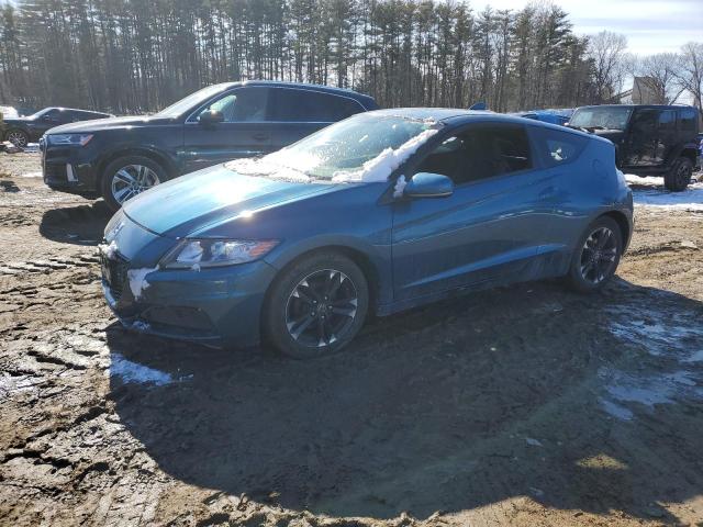 JHMZF1D4XES001773 - 2014 HONDA CR-Z BLUE photo 1