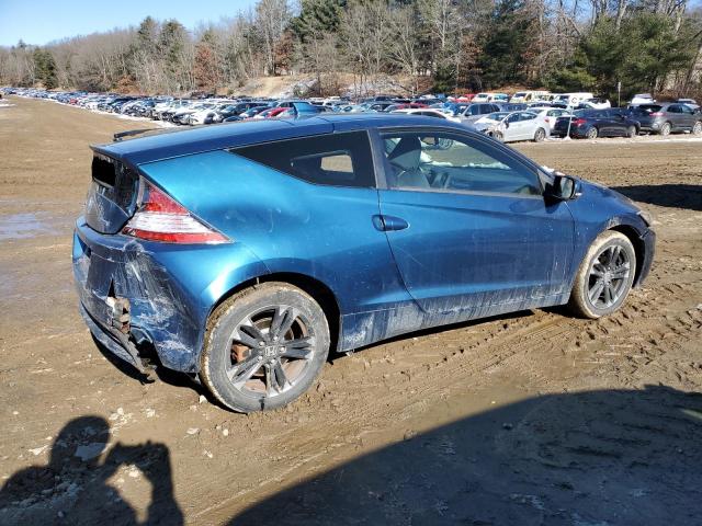 JHMZF1D4XES001773 - 2014 HONDA CR-Z BLUE photo 3