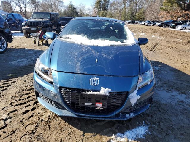 JHMZF1D4XES001773 - 2014 HONDA CR-Z BLUE photo 5