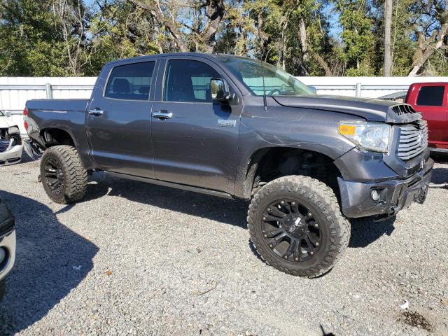 5TFGY5F16EX154618 - 2014 TOYOTA TUNDRA CREWMAX PLATINUM 灰色 照片 4