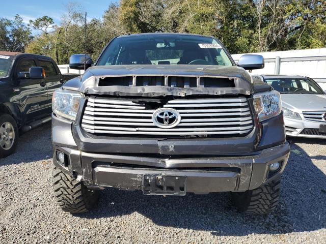 5TFGY5F16EX154618 - 2014 TOYOTA TUNDRA CREWMAX PLATINUM 灰色 照片 5
