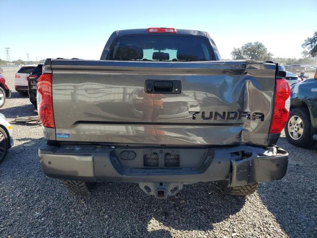 5TFGY5F16EX154618 - 2014 TOYOTA TUNDRA CREWMAX PLATINUM GRAY photo 6