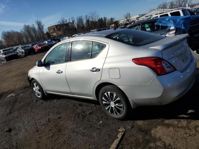 3N1CN7AP7EL834153 - 2014 NISSAN VERSA S SILVER photo 2