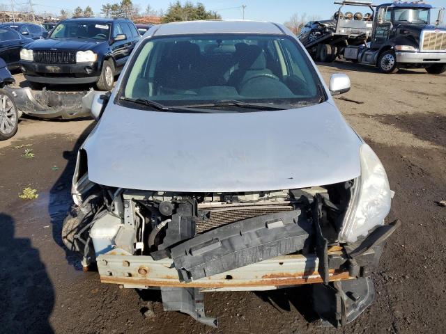 3N1CN7AP7EL834153 - 2014 NISSAN VERSA S SILVER photo 5