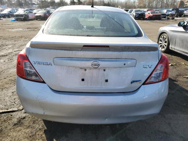 3N1CN7AP7EL834153 - 2014 NISSAN VERSA S SILVER photo 6