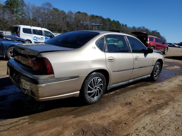 2G1WF52E439159525 - 2003 CHEVROLET IMPALA TAN photo 3