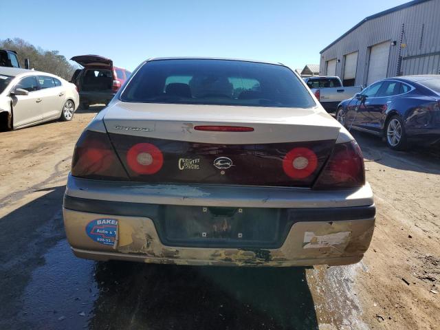 2G1WF52E439159525 - 2003 CHEVROLET IMPALA TAN photo 6