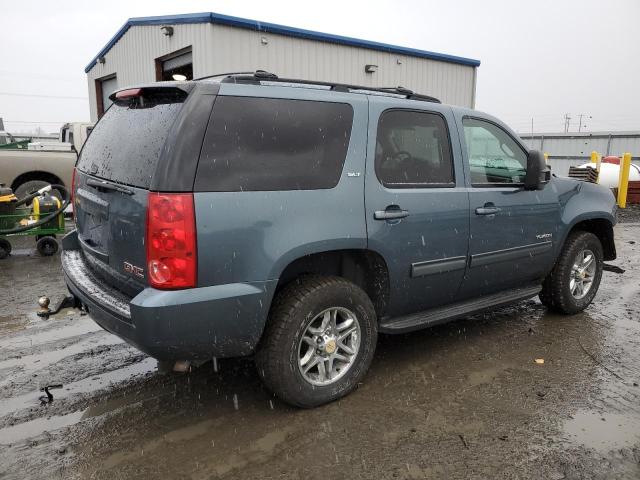 1GKUKCE00AR201565 - 2010 GMC YUKON SLT BLUE photo 3