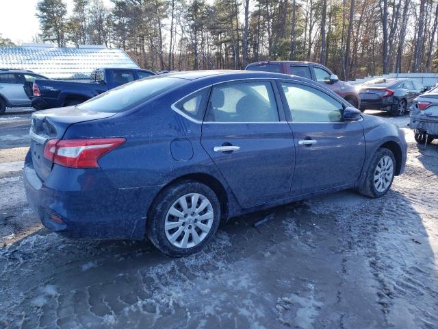 3N1AB7AP0KY367236 - 2019 NISSAN SENTRA S BLUE photo 3