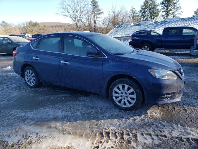 3N1AB7AP0KY367236 - 2019 NISSAN SENTRA S BLUE photo 4