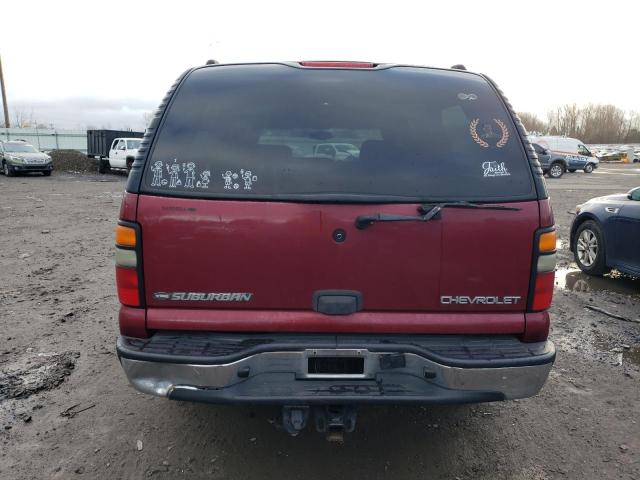 1GNEC16Z34J288435 - 2004 CHEVROLET SUBURBAN C1500 BURGUNDY photo 6