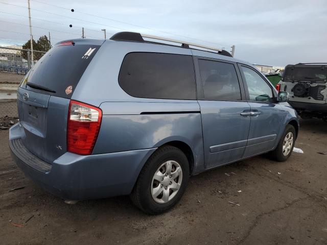 KNDMB233776111102 - 2007 KIA SEDONA EX BLUE photo 3