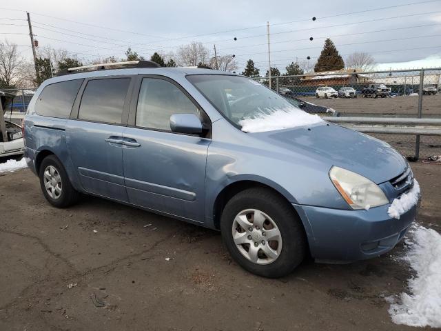 KNDMB233776111102 - 2007 KIA SEDONA EX BLUE photo 4