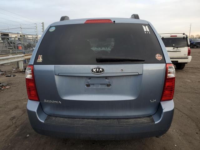 KNDMB233776111102 - 2007 KIA SEDONA EX BLUE photo 6