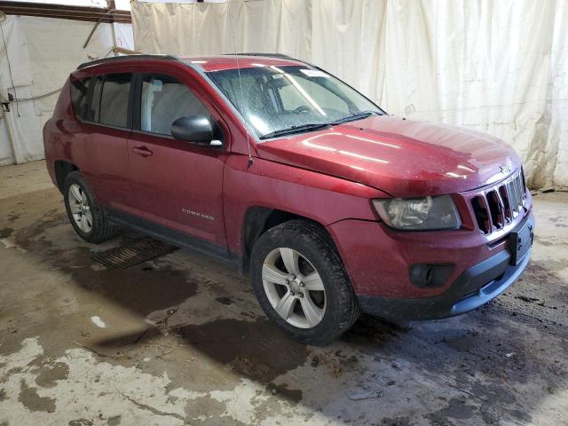 1C4NJCBB9ED567150 - 2014 JEEP COMPASS SPORT RED photo 4