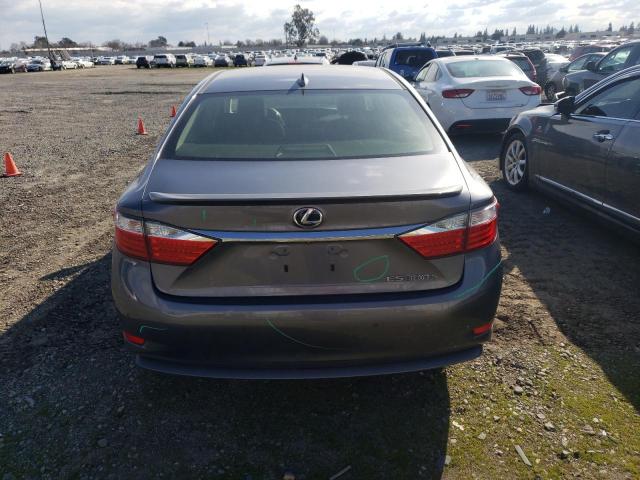 JTHBW1GG2F2084253 - 2015 LEXUS ES 300H GRAY photo 6