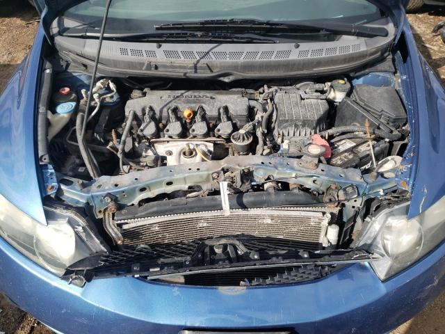 19XFA1F56AE080865 - 2010 HONDA CIVIC LX BLUE photo 11