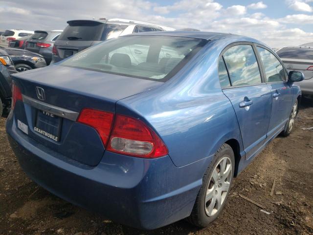 19XFA1F56AE080865 - 2010 HONDA CIVIC LX BLUE photo 3