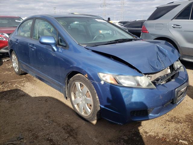 19XFA1F56AE080865 - 2010 HONDA CIVIC LX BLUE photo 4