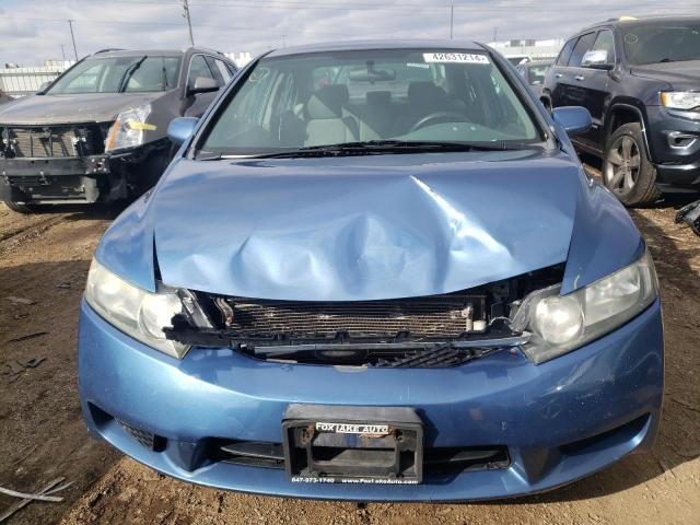 19XFA1F56AE080865 - 2010 HONDA CIVIC LX BLUE photo 5