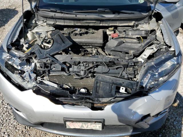 KNMAT2MV5GP706735 - 2016 NISSAN ROGUE S SILVER photo 12