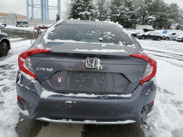 2HGFC2F66MH514205 - 2021 HONDA CIVIC LX GRAY photo 6