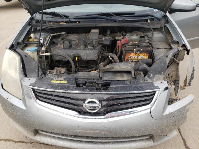 3N1AB6AP3CL734218 - 2012 NISSAN SENTRA 2.0 SILVER photo 11