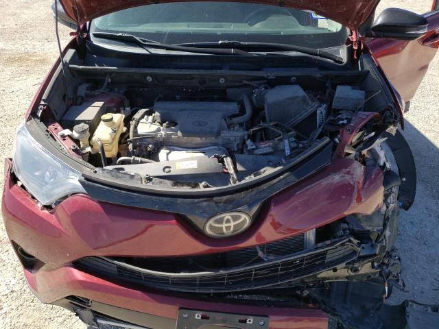 2T3RFREV2JW706348 - 2018 TOYOTA RAV4 ADVENTURE MAROON photo 11