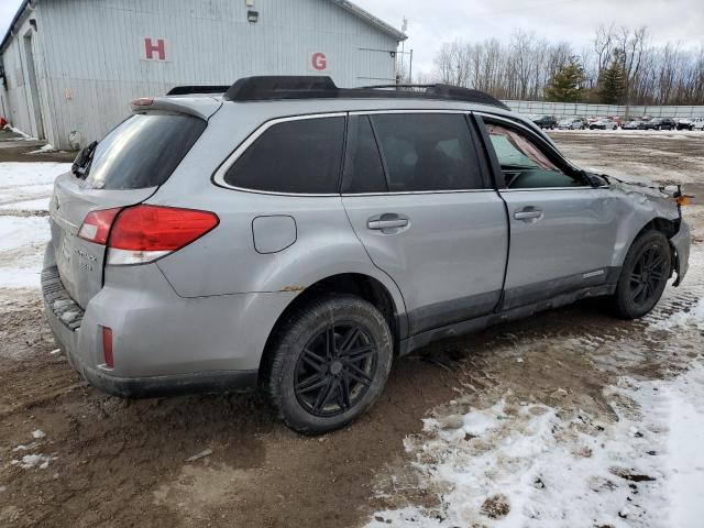 4S4BREGC9B2396492 - 2011 SUBARU OUTBACK 3.6R PREMIUM SILVER photo 3