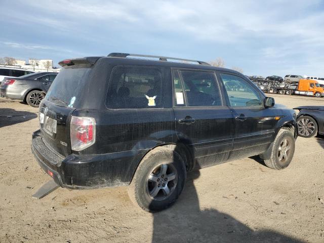 5FNYF185X7B031565 - 2007 HONDA PILOT EXL BLACK photo 3