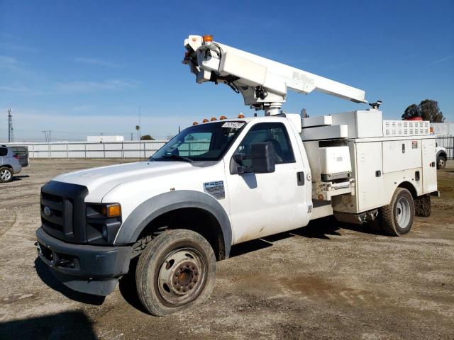 1FD4F46Y08EE00056 - 2008 FORD F450 SUPER DUTY WHITE photo 1