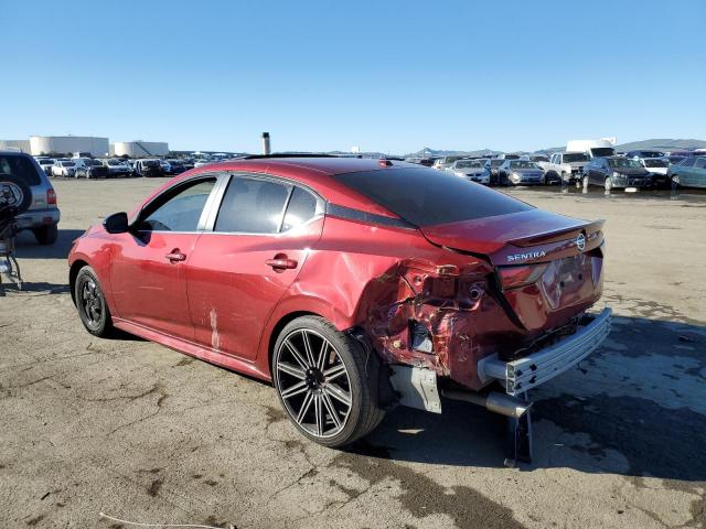 3N1AB8DV2MY323256 - 2021 NISSAN SENTRA SR RED photo 2